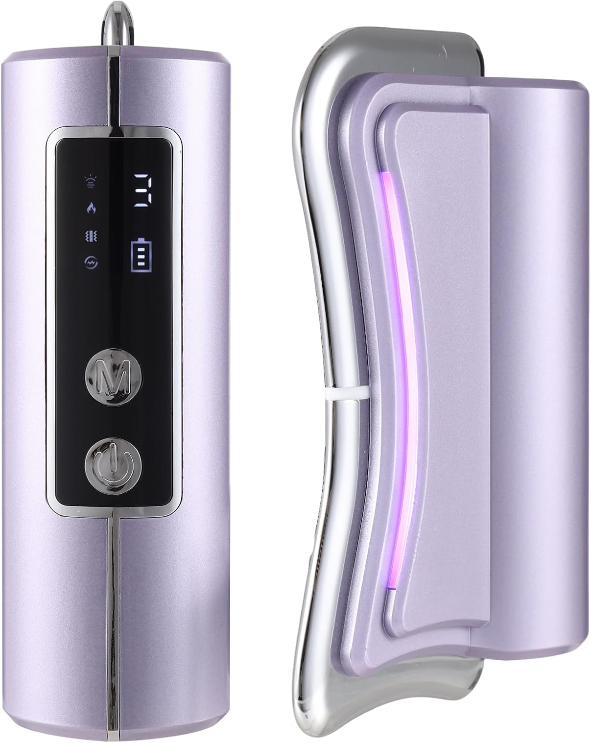 2026 New Upgrad Electric Muscle Scraper Tool for Full Body, Massage, Heated, Relaxation & Skincare, 4 Modes 3 Levels Multifunctional Gua Sha Tool Gifts for Family (Purple)
