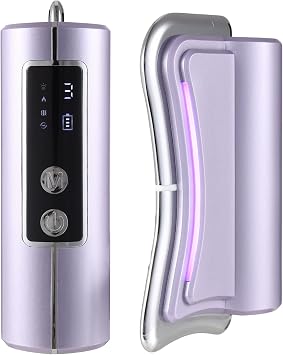2026 New Upgrad Electric Muscle Scraper Tool for Full Body, Massage, Heated, Relaxation & Skincare, 4 Modes 3 Levels Multifunctional Gua Sha Tool Gifts for Family Purple