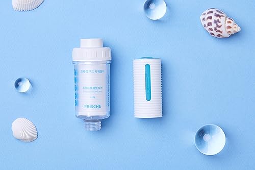 Miniatura 7 de HubiCare - Infusor de ducha con vitamina C, suavizante de agua dura, purificador de agua, filtro de ducha de cloro y fluoruro, cabeza con cuentas,