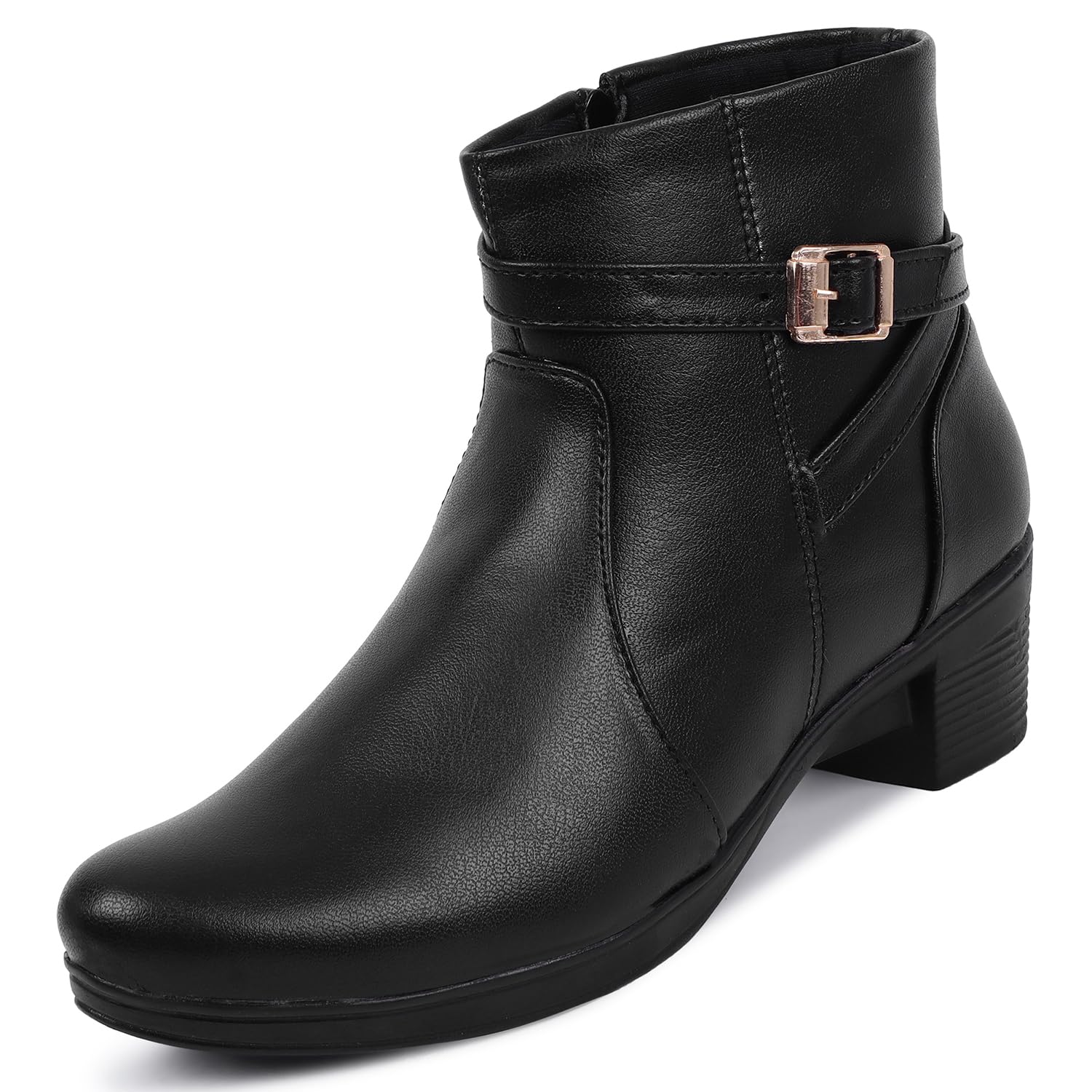Women's Boots | Faux Leather, Trendy, Comfortable, Zipper Boots for Casual, Outdoor and Holiday Outings