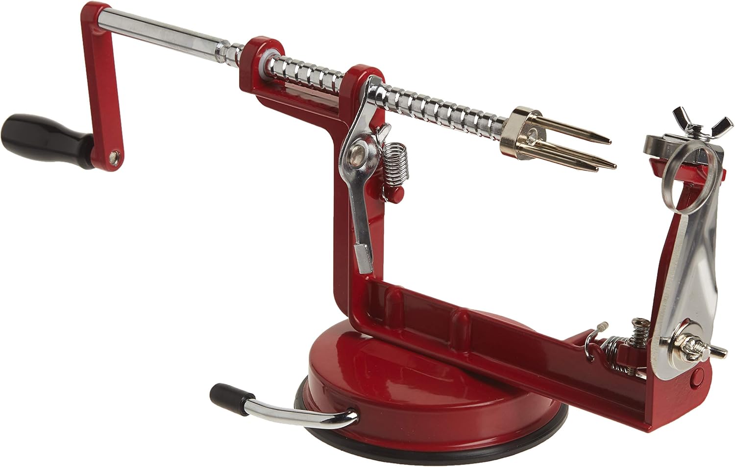 Maxam Apple Peeler, Stainless Steel Apple Corer Slicer