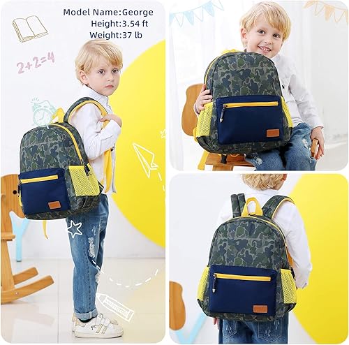 Miniatura 2 de willikiva Mochila de camuflaje para niños y niños preescolares con arnés de seguridad, Camouflaje, Classic