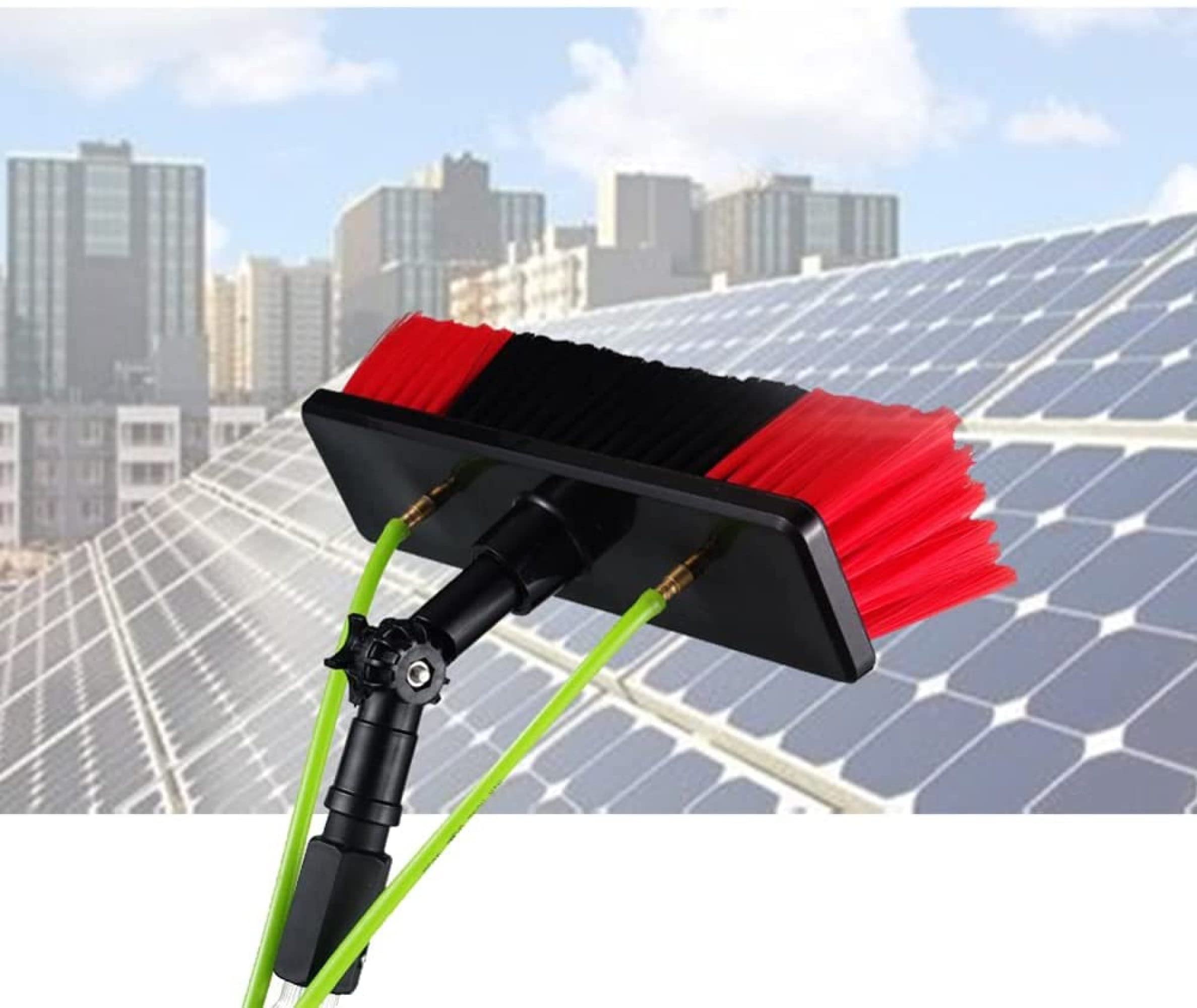 HYLWSXVP photovoltaic cleaner window cleaning pole 3-12m Window Cleaning Brush Equipment,Window Cleaning Pole,Window Cleaner Kit,Water/Hose Fed Pole,Cleaning Photovoltaic and Solar Panels / 10m Rod /