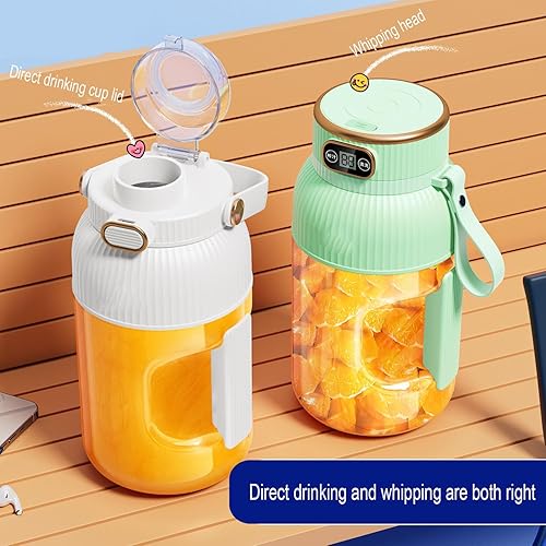 Miniatura 3 de Batidora portátil grande, potente motor que conduce el cabezal de corte de diez cuchillas, baterías duales de gran capacidad, cabezal de carga