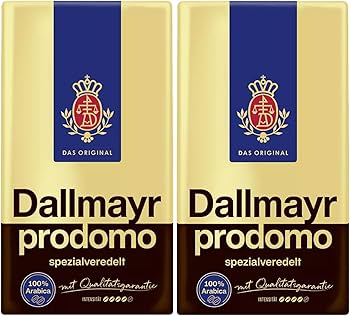 Amazon.com : Dallmayr Prodomo Ground Coffee, 17.6 Ouce (Pack of 2
