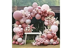 Dreamy Dusty Rose Balloon Arch: Add Elegance to Your Celebrations