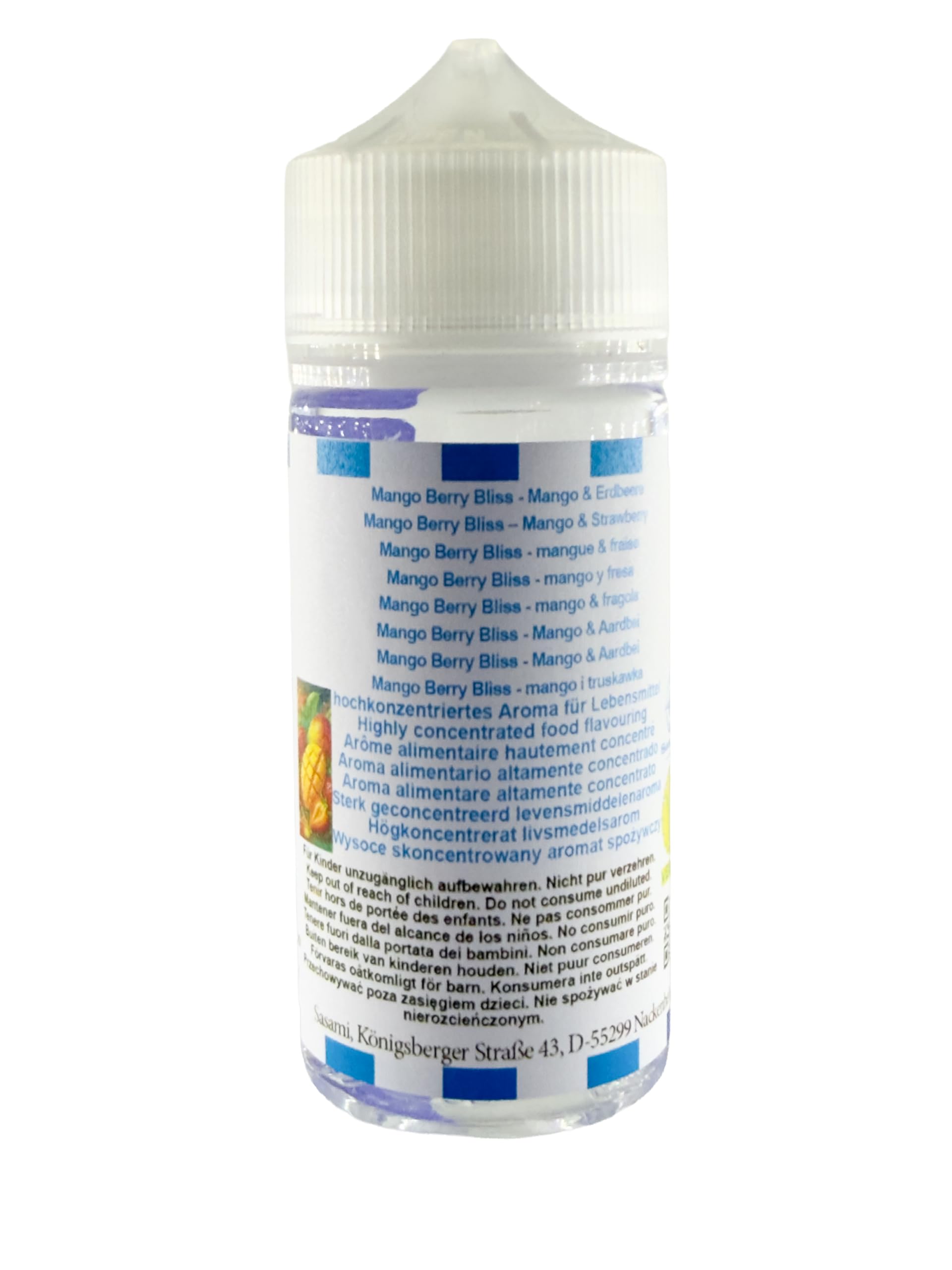 Mango Berry Bliss - mango i truskawka Aromat Koncentrat - wegański - Sasami - 100ml