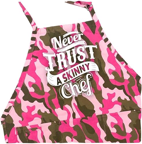 ApronMen, Skinny Chef BBQ Grill Adjustable Apron for Men, One Size