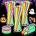 JIJI&CUI Super hell Leuchtstoffstäbchen, 300 Leuchtstoffstäbchen Set, Neonlichtstreifen Partytasche, Kinder leuchtendes Armband Lichtspielzeug, Neonlichtstreifen leuchtender Party Lichtstreifen Armband günstig Kaufen-JIJI&CUI Super hell Leuchtstoffstäbchen, 300 Leuchtstoffstäbchen Set, Neonlichtstreifen Partytasche, Kinder leuchtendes Armband Lichtspielzeug, Neonlichtstreifen leuchtender Party Lichtstreifen