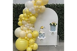 Yellow Gold Balloon Arch Garland Kit for Graduation, Birthday