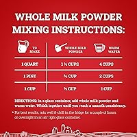 Vista 6 de Hoosier Hill Farm Leche entera en polvo, 25 libras a granel (paquete de 1)