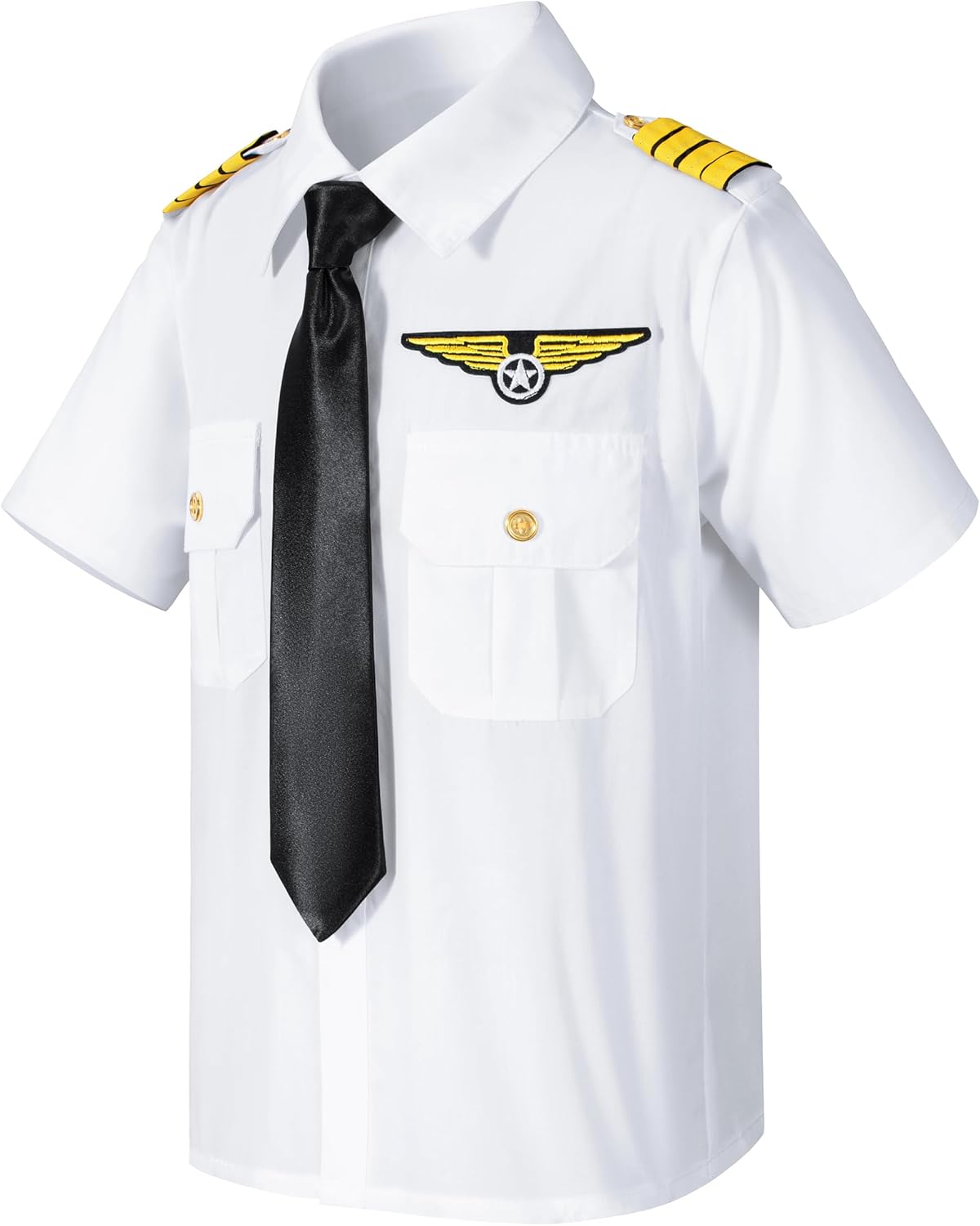 Yoroka Kids Pilot Costume Airline Captain Pilot Uniform with Accessories - Image 2