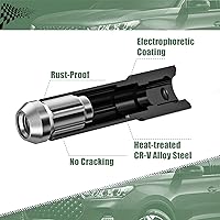 Vista 3 de Llave de Vaso Pequeña de 6 Puntas para Tuercas de Rueda, Herramienta Cuadrada de Impacto de 1/2 Pulgada – Remueve Fácilmente Pernos/Tuercas de Rueda