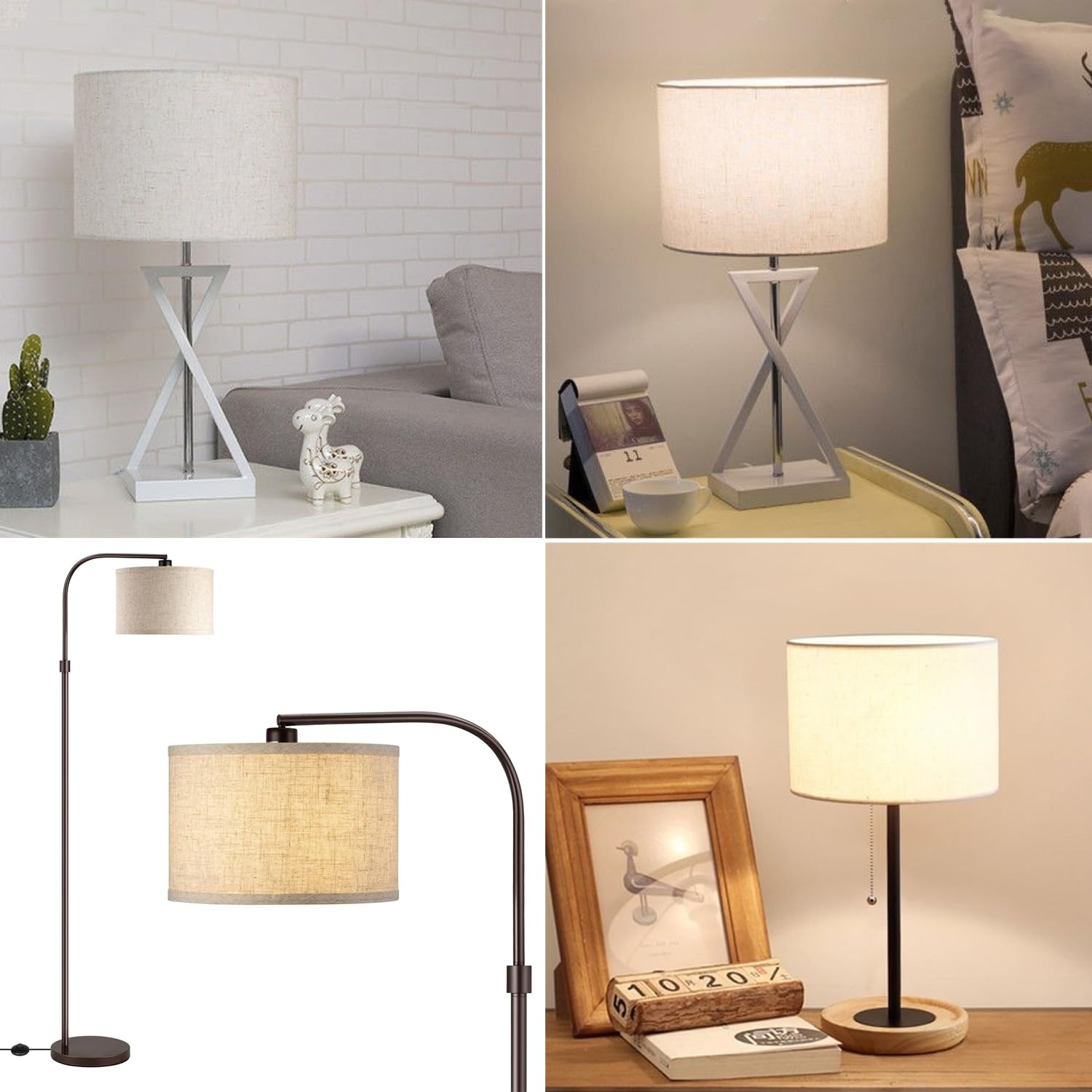 Abat-Jour De Rechange En Métal Pour Lampe De Table, Lampadaire