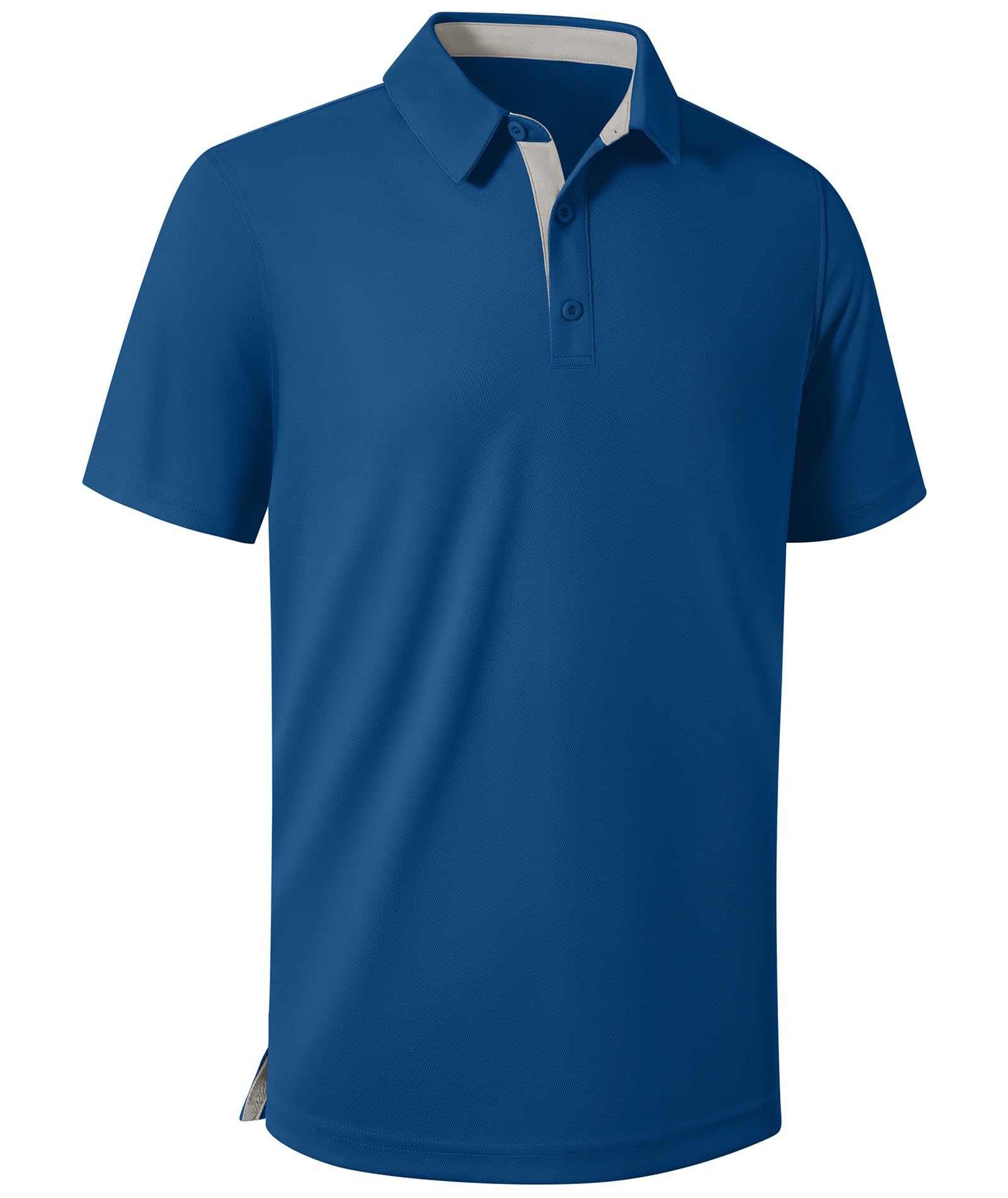 ZITY Mens Golf Polo Shirts Short Sleeve Quickly Dry Performance Collared Polo Tennis Casual Shirt for Men