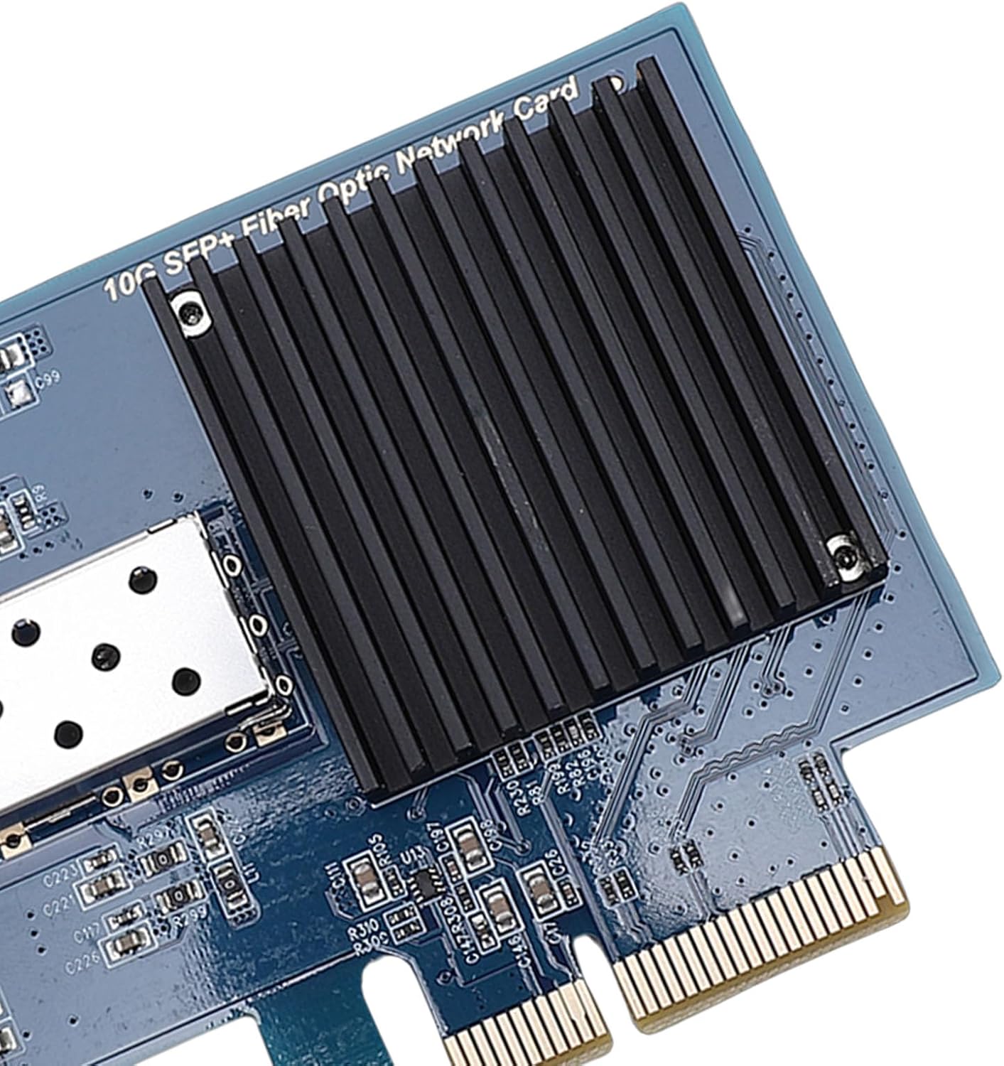 ciciglow 10Gbps PCIe Network Card, RTL8127ATF Chipset Fiber Optic Ethernet Card with Single SFP Port, PCI Express x4