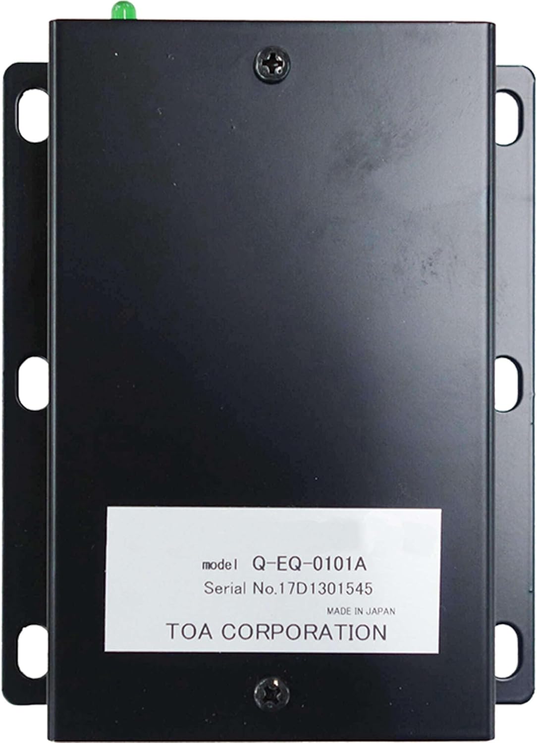 TOA Electronics EQ-0101A Q Equalizer Box Exclusively Used for The HA-1010 Long Range Slim Speaker; Protects HA-1010 Driver Unit; Increases Clarity of Audio Transmission of HA-1010; DC 12V - 24V