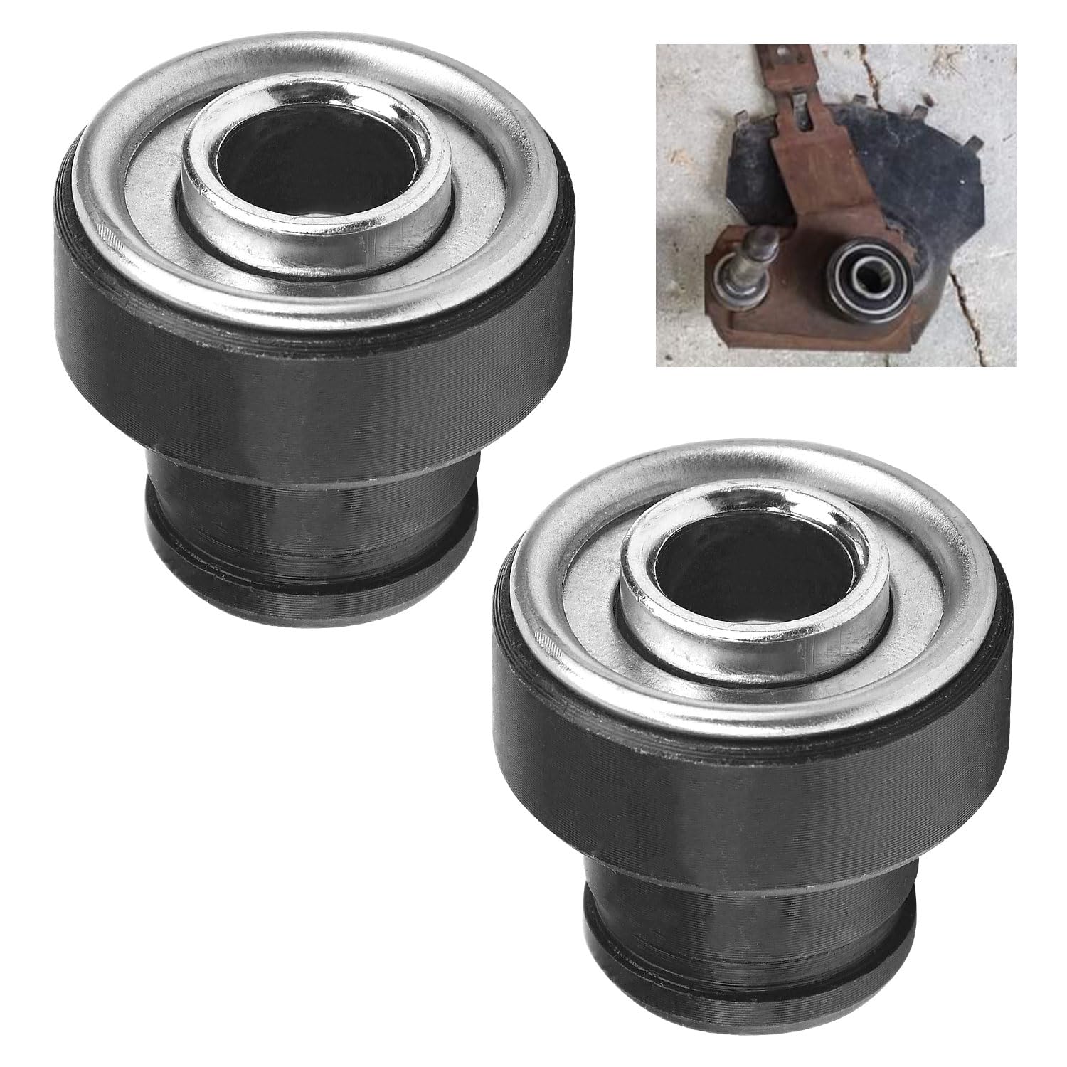 BERPSE 587070201 587070202 Wheel Bearing Replaces 191019 191039 421836 532421836 Compatible with Husqvarna Craftsman Poulan Lawnmowers, Replaces 191019 191039 421836 532421836