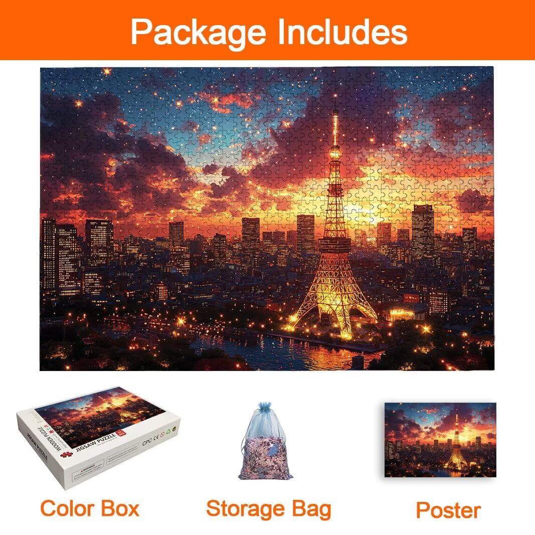 Puzzle 2000 Pezzi, Puzzle Parigi, Misura: 100x71cm, Regalo Donna/Uomo -8685