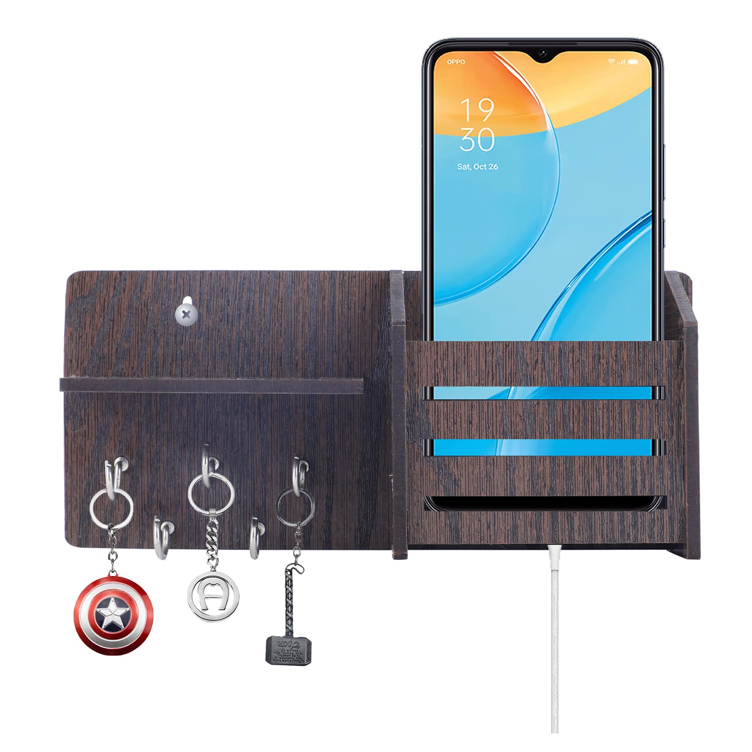 Metal Key Holder - Stylish Wall Mount -10