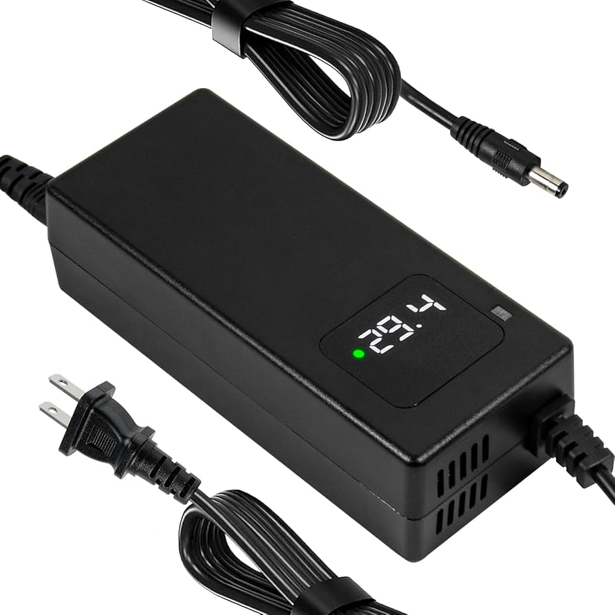 Amazon.com: YZPOWER 29.4V 2A Lithium Battery Charger DC 1