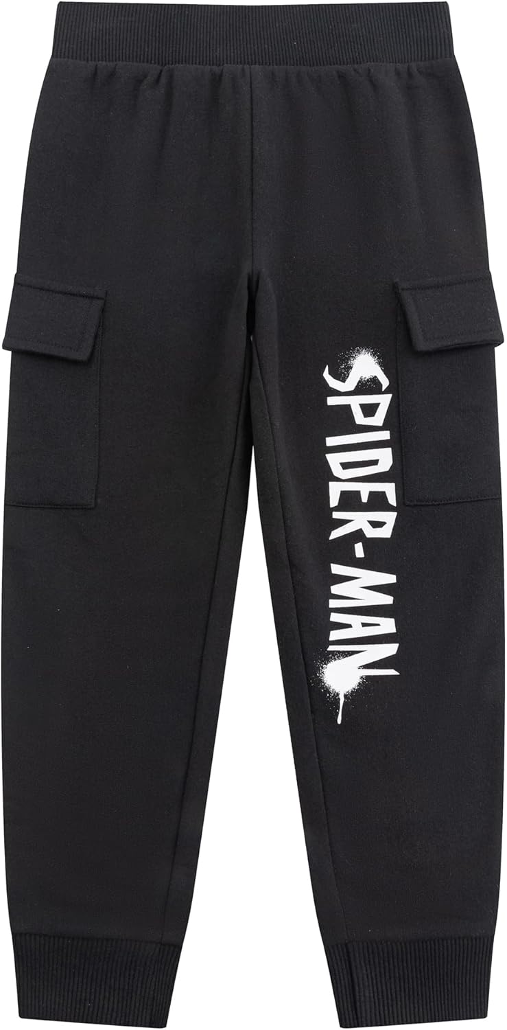 Marvel Spider-Man Boys Long Sleeve Shirt and Pants Set for Toddler to Big Kids