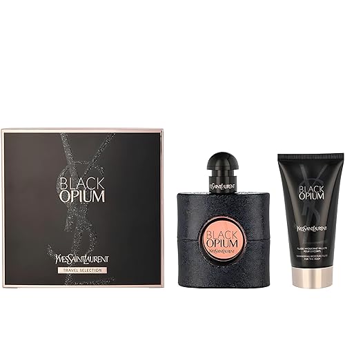 Black Opium de Yves Saint Laurent Eau de Parfum en spray 50ml y Fluido Hidratante con Brillo 50ml