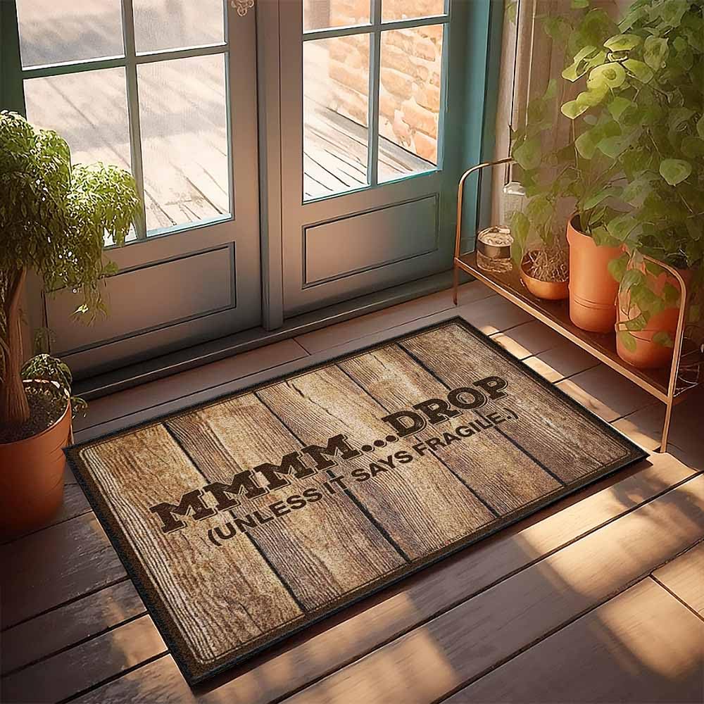 Paillasson printemps 50x80 cm absorbant et antidérapante pour entrée extérieure