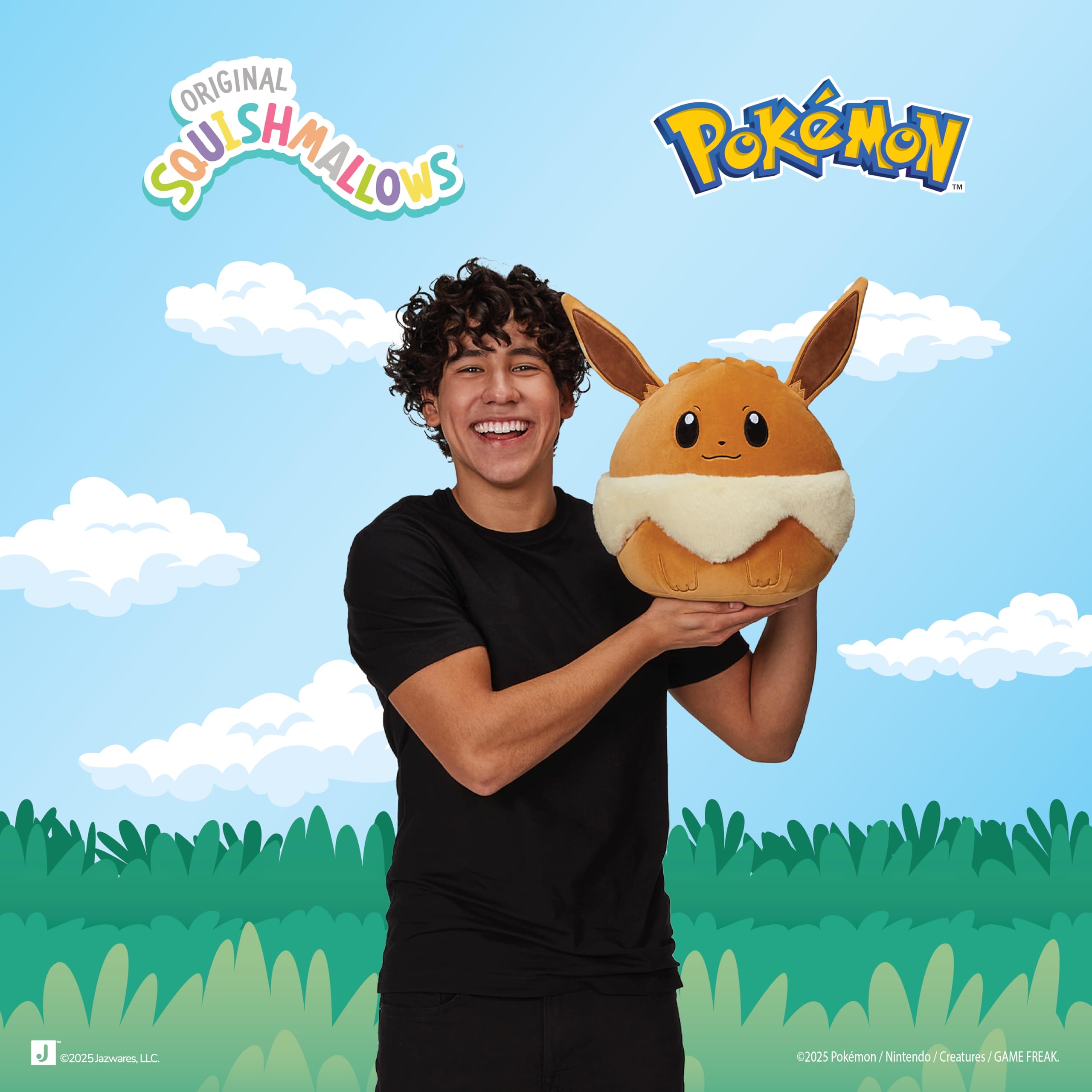 Amazon.co.jp: Squishmallowsオリジナル14インチイーブイポケモン