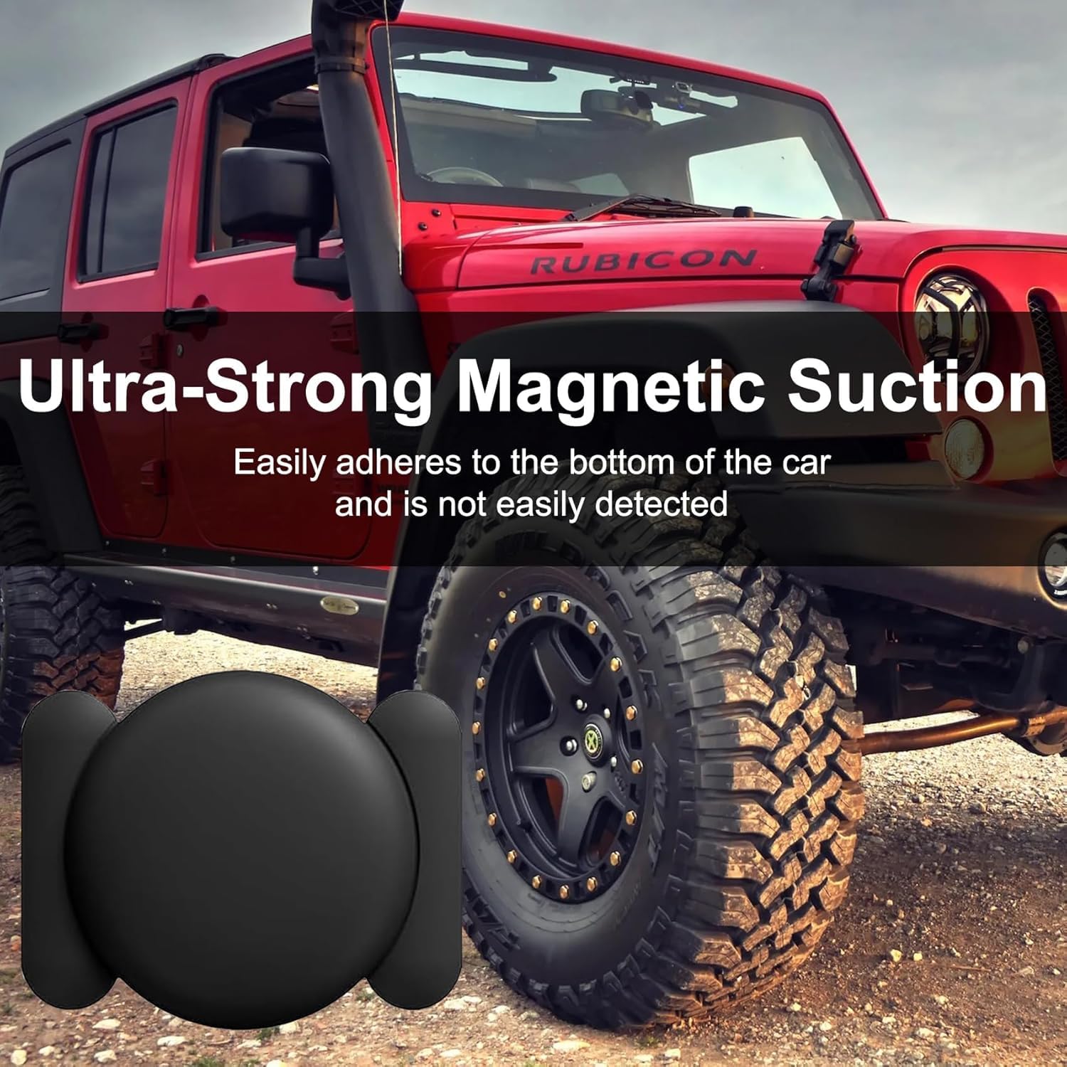 Mini GPS Tracker for Vehicles, Car GPS Tracking Device for Vehicles, Hidden Car Tracking Device No Subscription No Monthly Fee Real-Time GPS Tracking for Kids, Car, Pets(With Magnetic Waterproof Case)