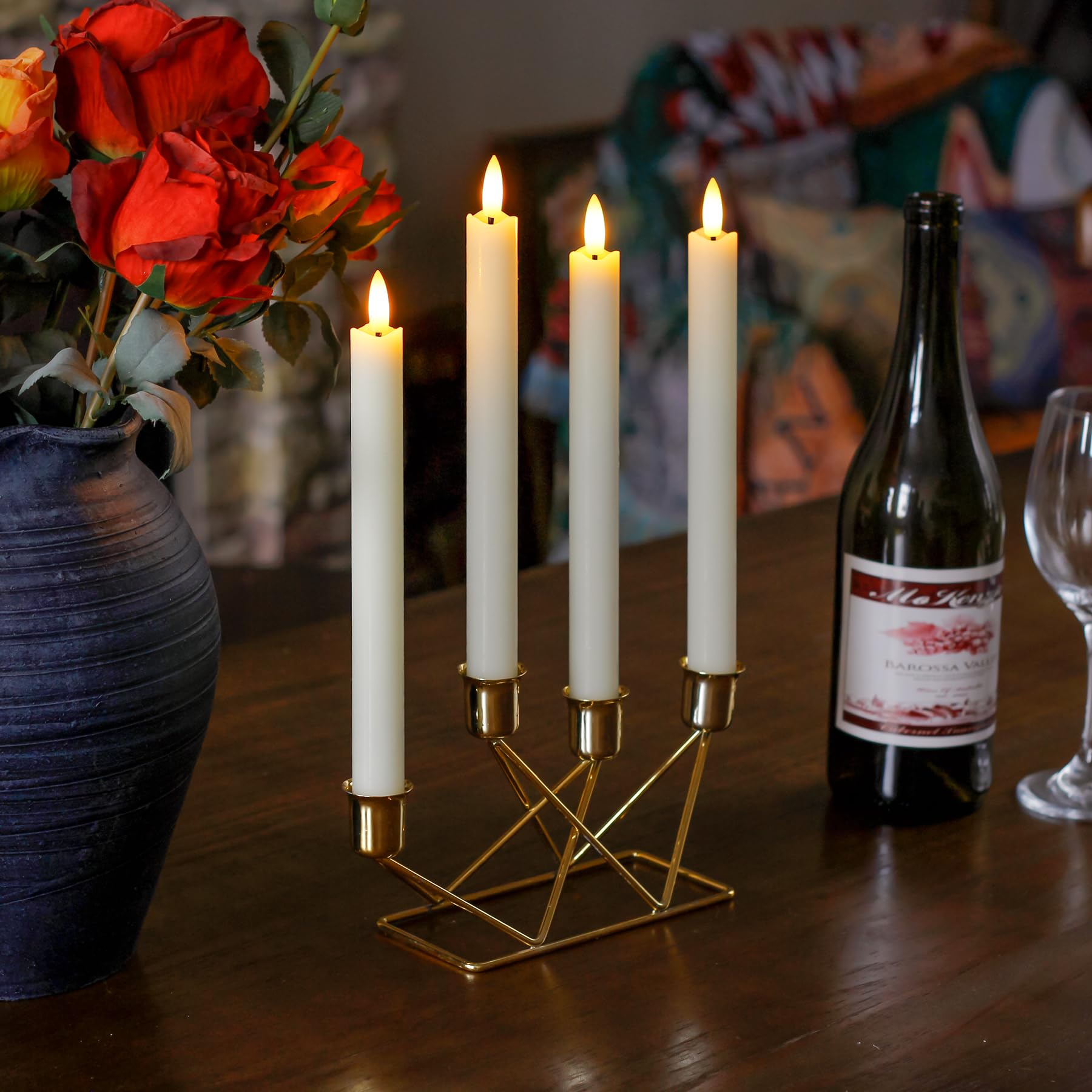 Candele LED Senza Fiamma - Effetto Cera Reale, Con Telecomando E Timer, Set Da 6 - Foto 2