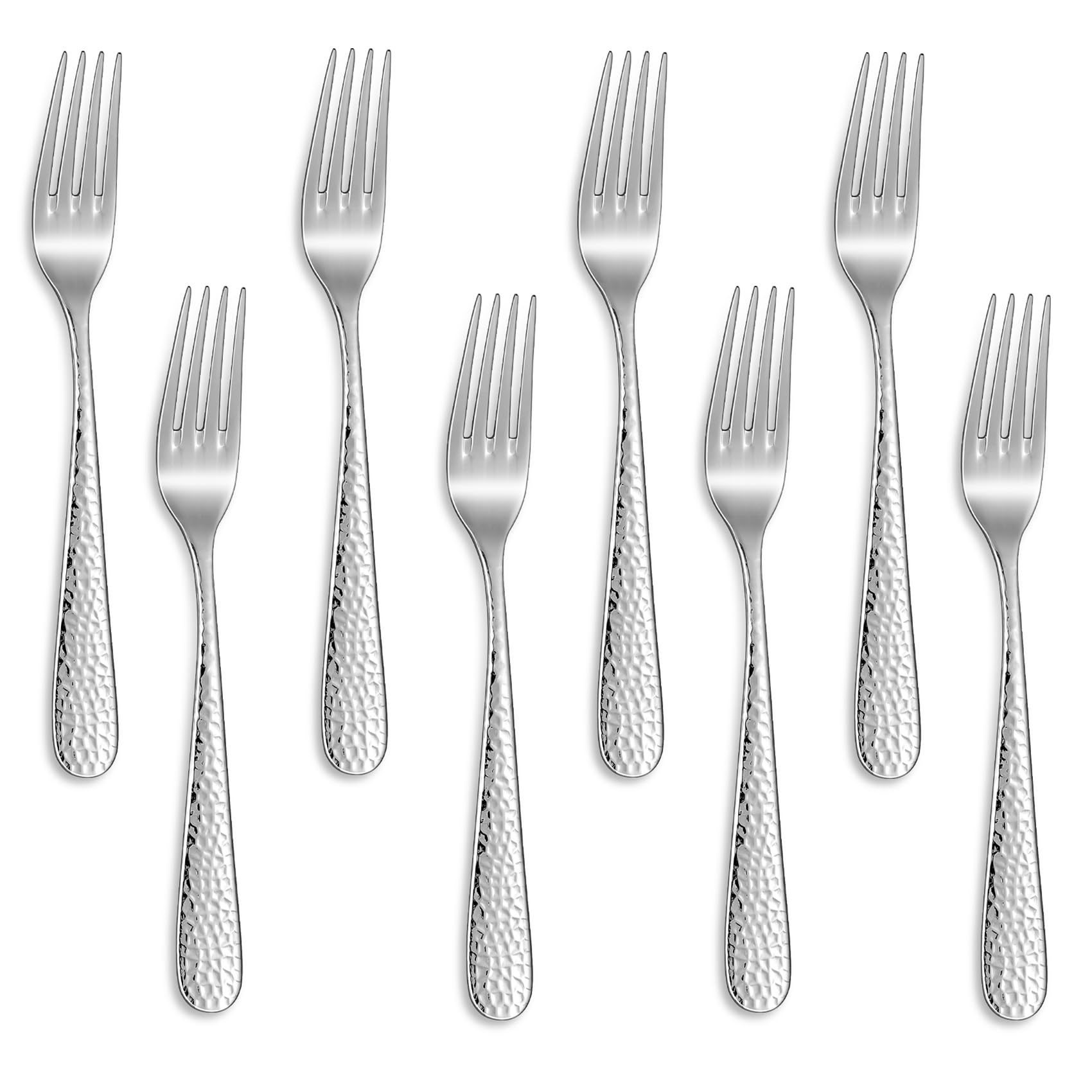 KEAWELL Louise Hammered Fork Set - 4 Piece -10