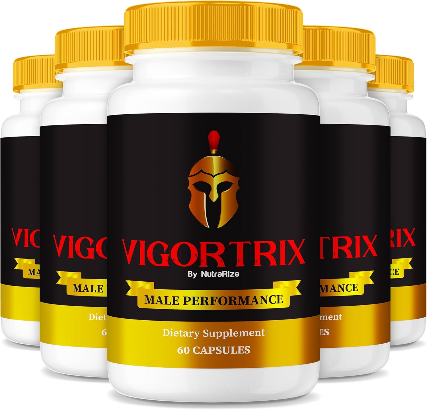 (5 Pack) Vigortrix Supplement, Official Vigortrix Pills for Men, Premium Male Gummy, All-Natural Support for Peak Performance, Energy & Overall Stamina, Vigor Trix ME Pastillas Review (300 Capsules)