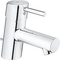 Vista 17 de GROHE 34271ENA Concetto, Single Hole Single-Handle S-Size Bathroom Faucet 1.2 GPM Less Drain, Brushed Nickel