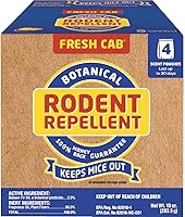 Vista 2 de Repelente para control de roedores Fresh Cab 4 Pouch PK Botánico.