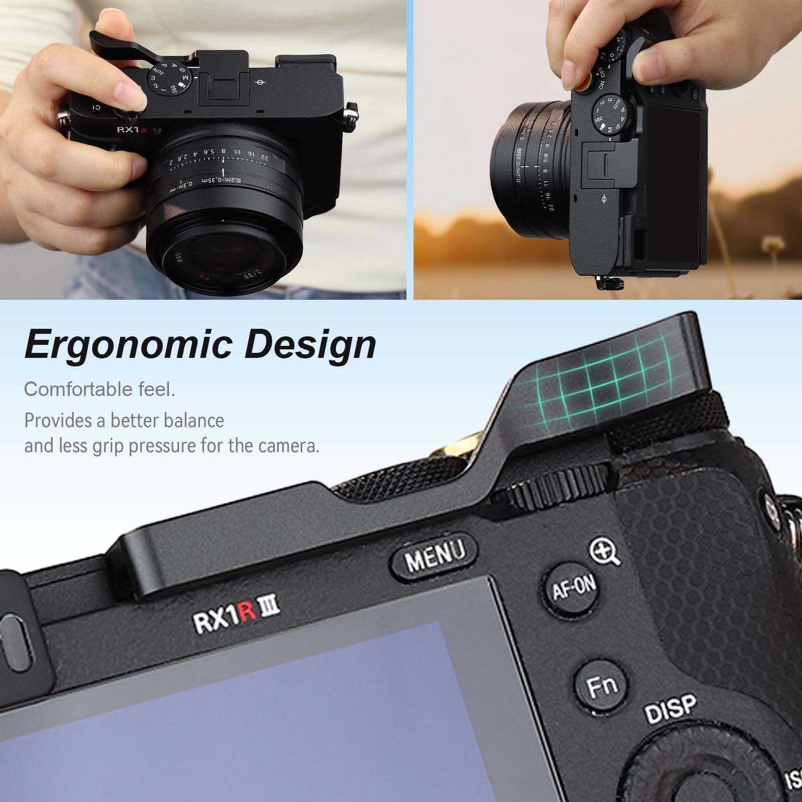 Amazon | Haoge サムハンドグリップ Sony RX1R III カメラアクセサリー