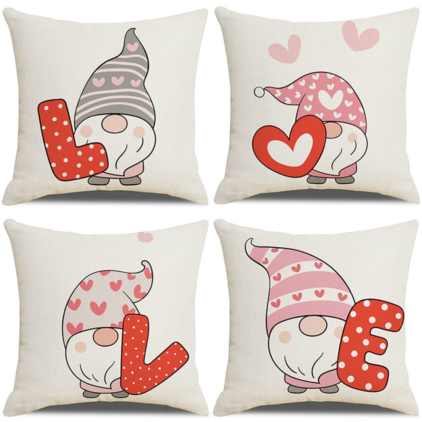 Housse Coussin Salon de Jardin 70x70 Douceur Lin Double Face pour Soirées d'Été