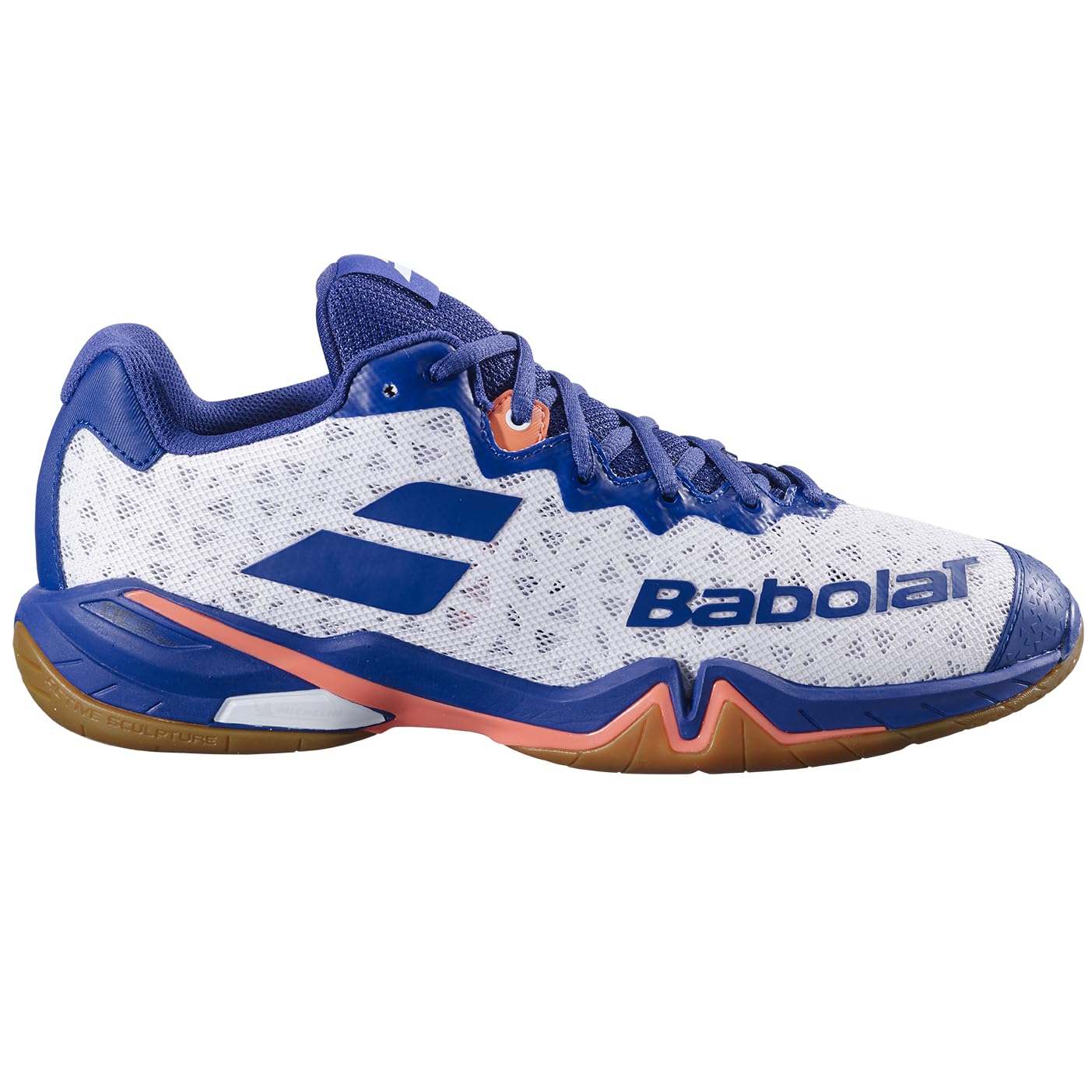 Babolat, Chaussures de Badminton Modèle Shadow 4 M, Tige Ajustée, Semelle Bi-Densité, Confort Longue Durée, Respirabilité, Maintien Optimal
