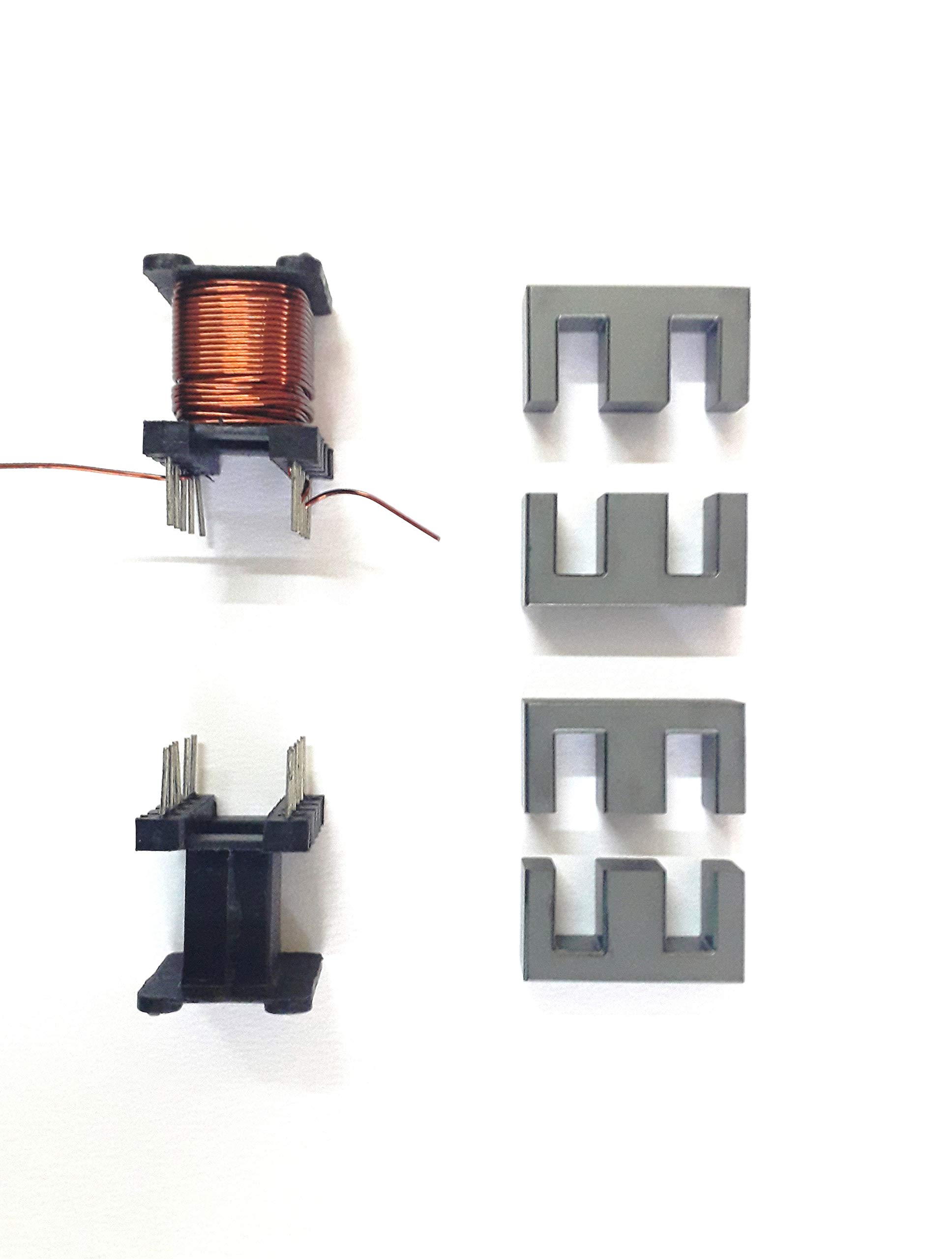 E25 Ferrite Cores and Bobbins Set of 2, for Two Transformers with 3 Meter Wire-picture-26