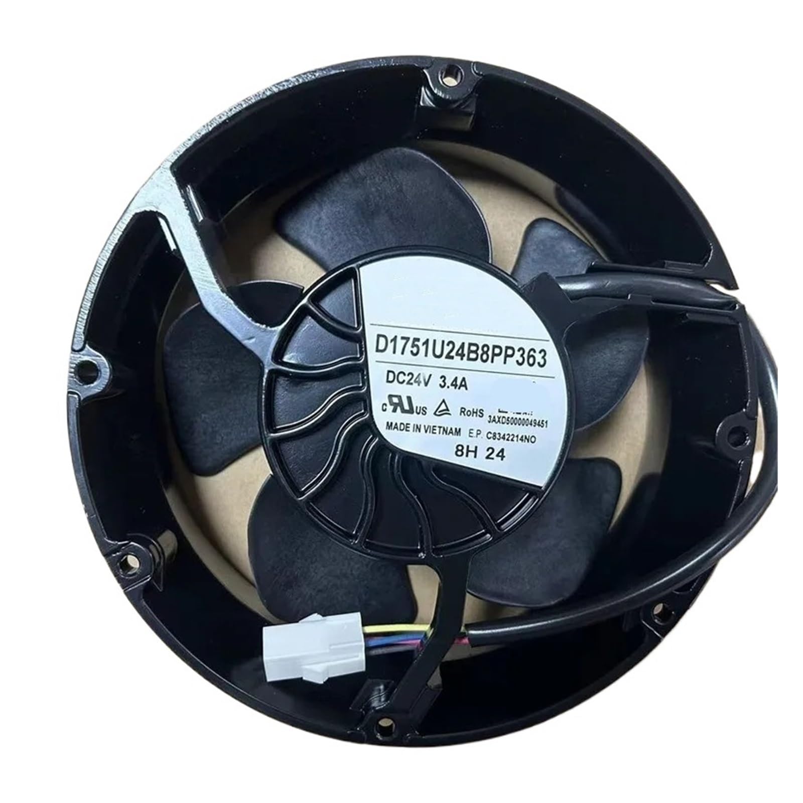 KNIUWMBMH 1PC D1751U24B8PP363 DC24V 3.4A 172 * 150 * 51MM Cooling Fan