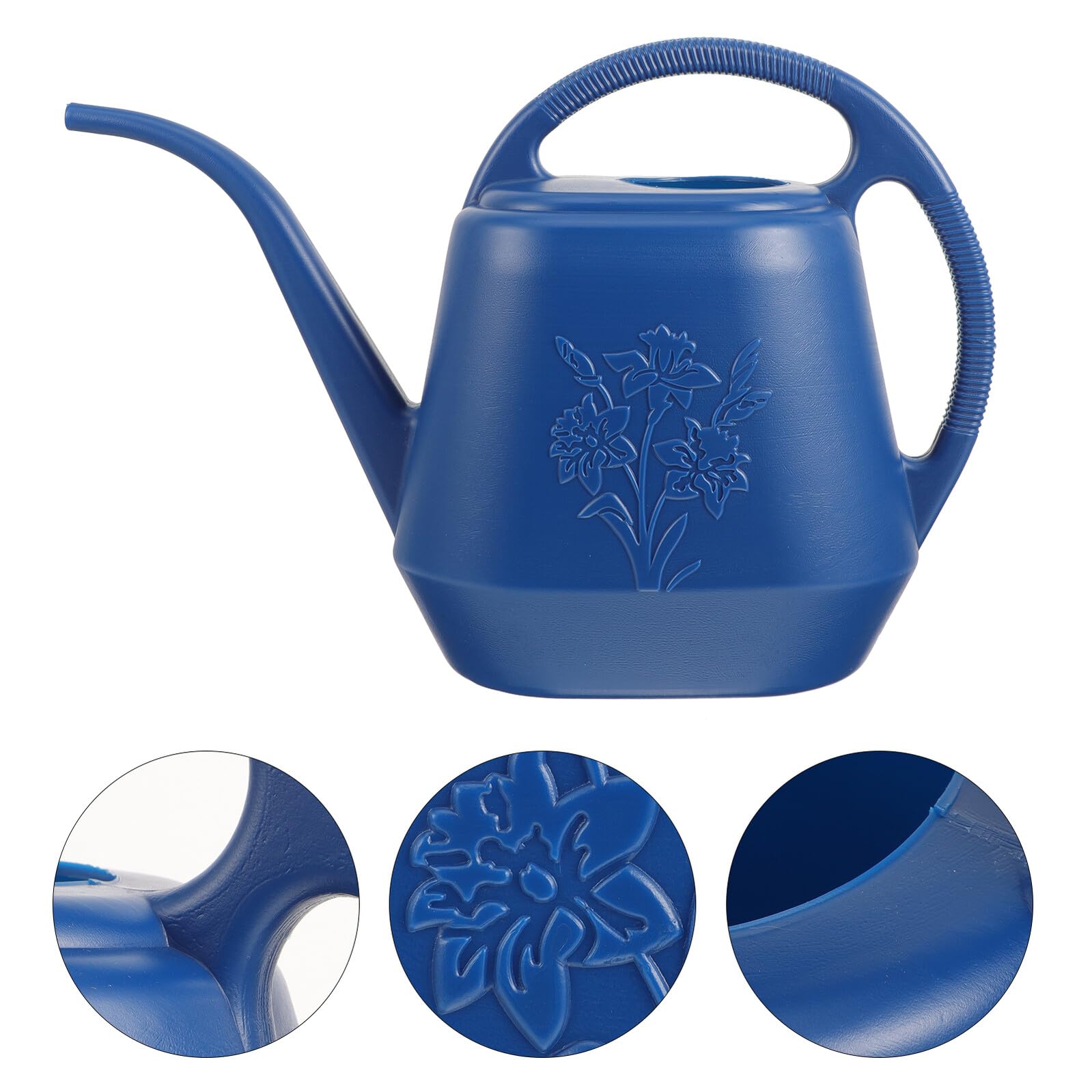 Regadera de Jardín de Plástico Azul 4l Mango Ergonómico