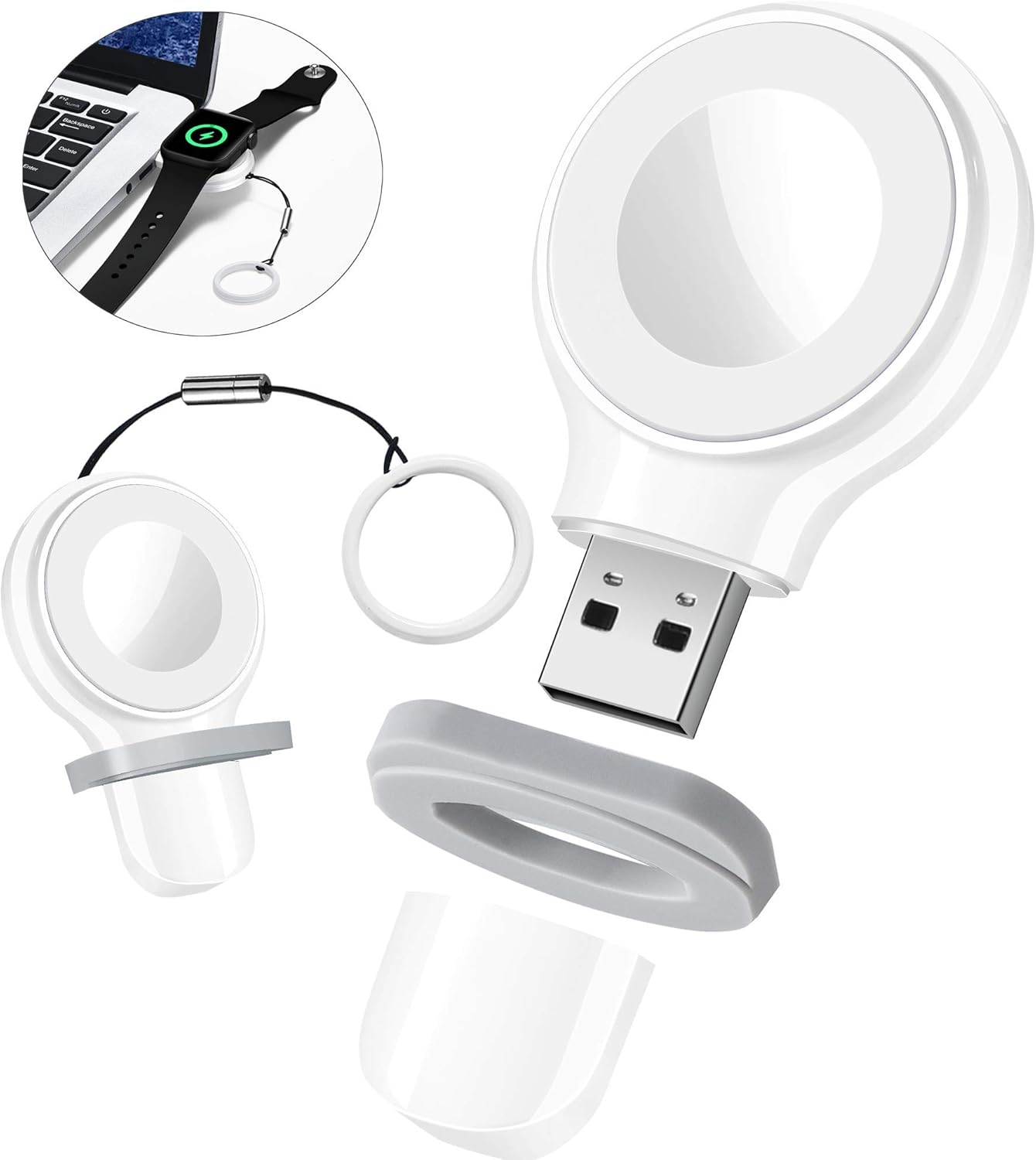 GOVNDVN Portable AppleWatchCharger【MFi Certified