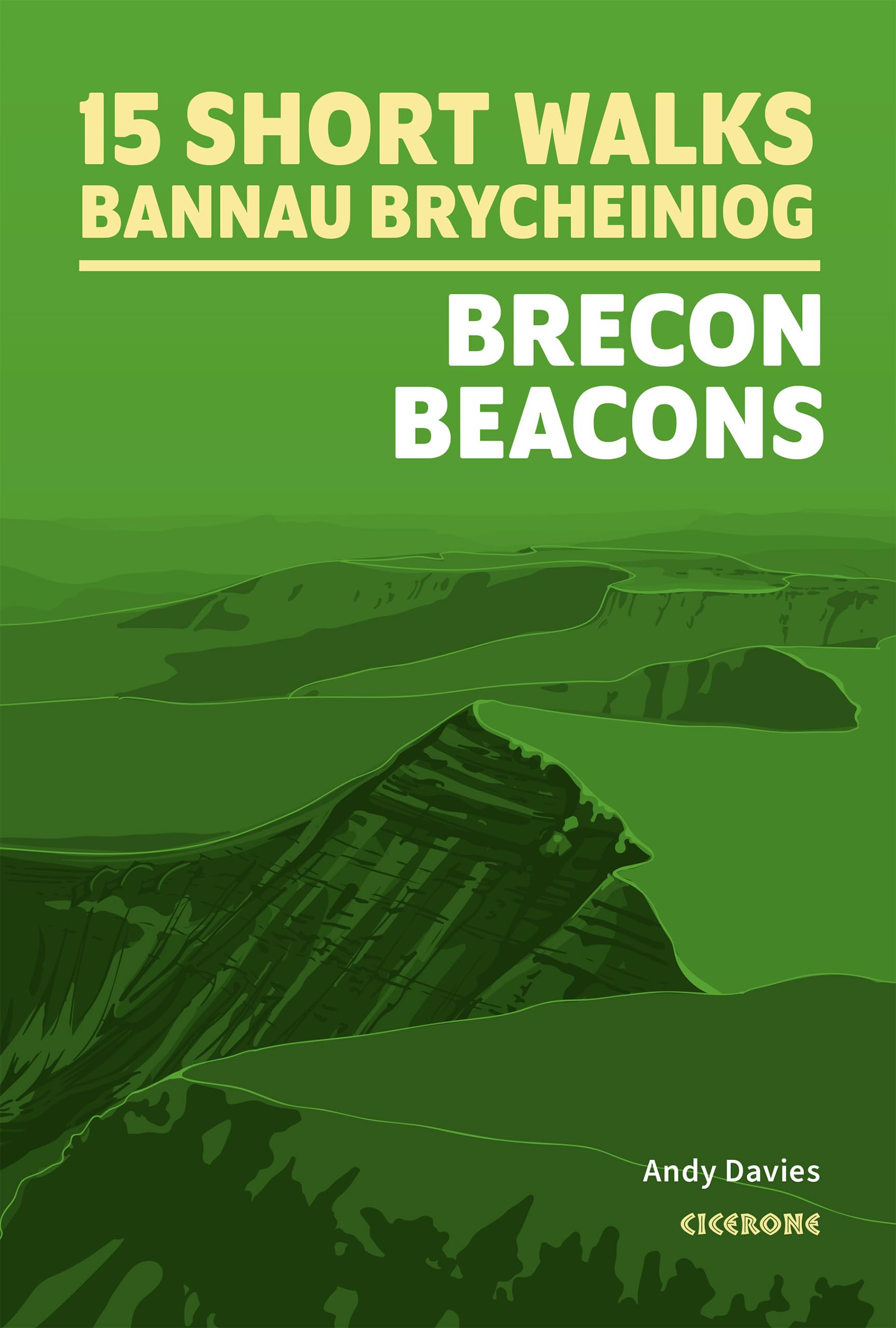 15 Short Walks in Bannau Brycheiniog - Brecon Beacons.by Davies, Davies, New**