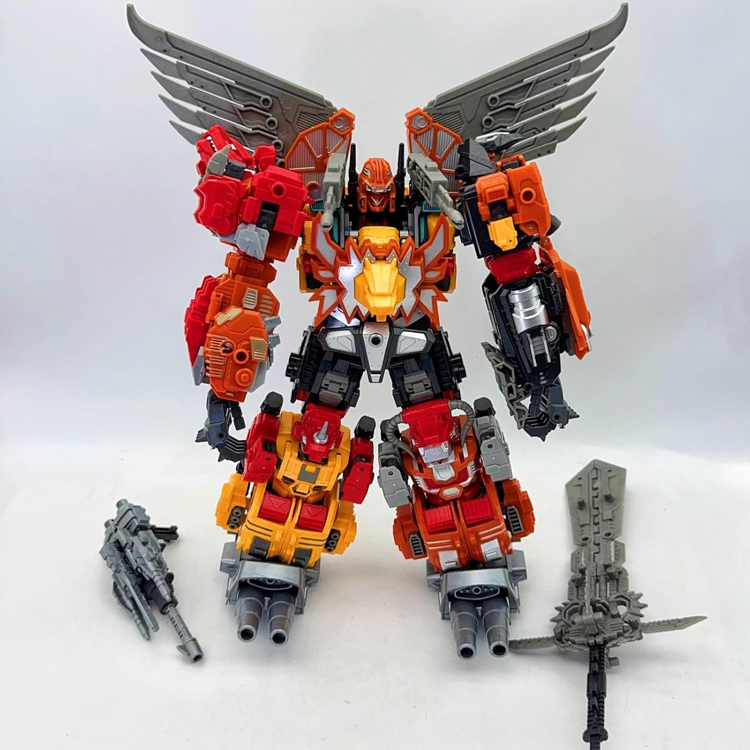 Deformation Toy Combiner Set 5 in 1 Beast Action Figure Robot for Adults Kids