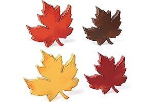 Rustic Wooden Maple Leaves for Harvest Decor