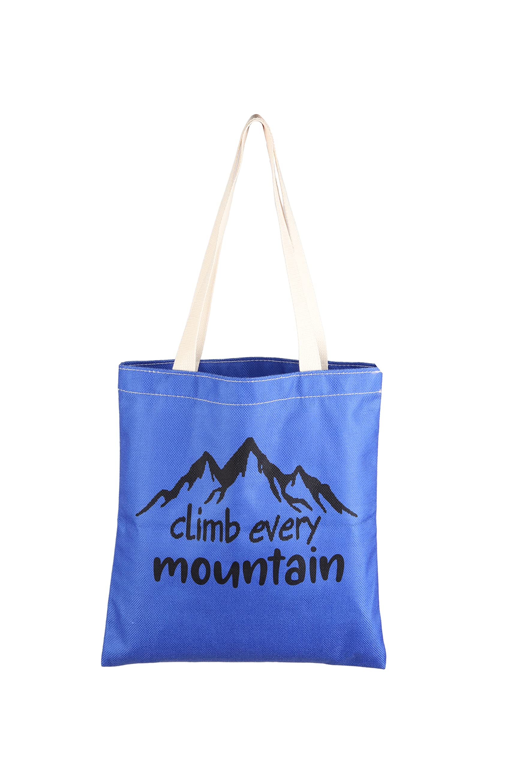 CMNIM Music Movie Gift Tote Bag Climb Every Mountain Lyrics Shopping Grocery Shoulder Bag for Musical Movie Fans