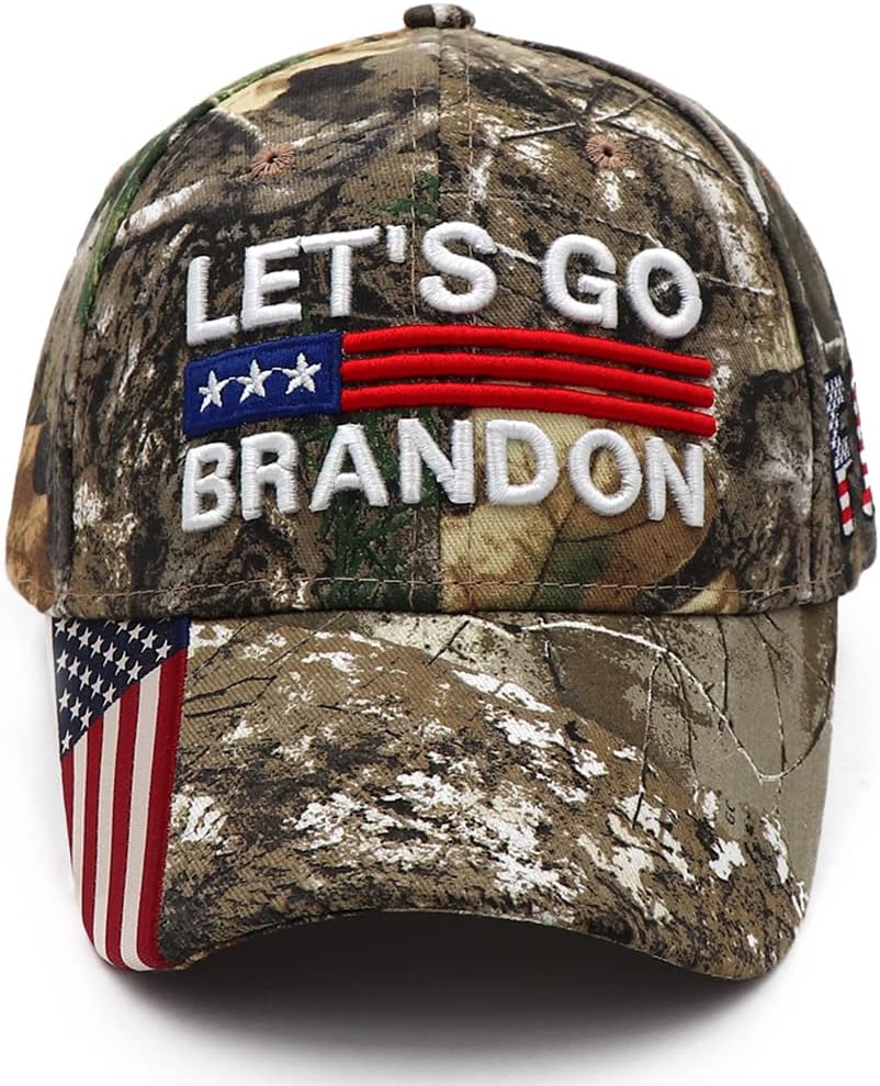Let's Go Brandon Hat Funny FJB Joe Biden Adjustable Baseball Cap Lets Go Bandon Hat Gifts for Men Women