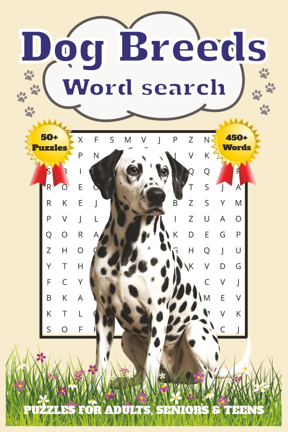 Dog Breeds Word Search Puzzle Book:: Word Searches with Easy to Read Print about Dog Breeds, Dogs Breeds Golden Retriever, Dog Breeds Shiba Inu and ... Gift for Vacations, Holidays and Free Times