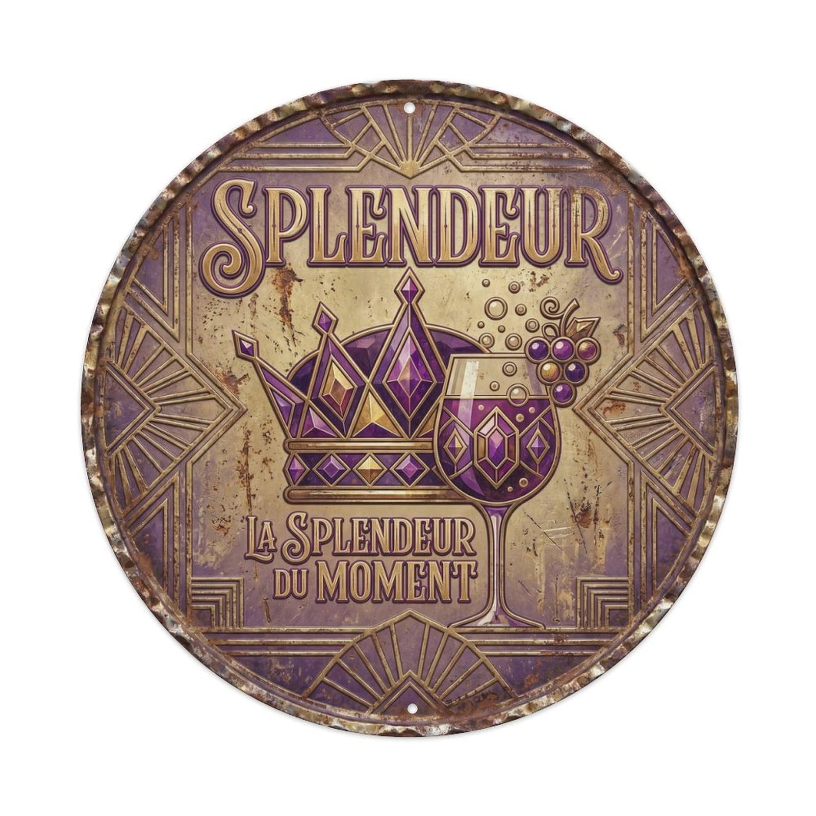 Splendor Humorous Tavern Splendor（1) Metal Tin Sign