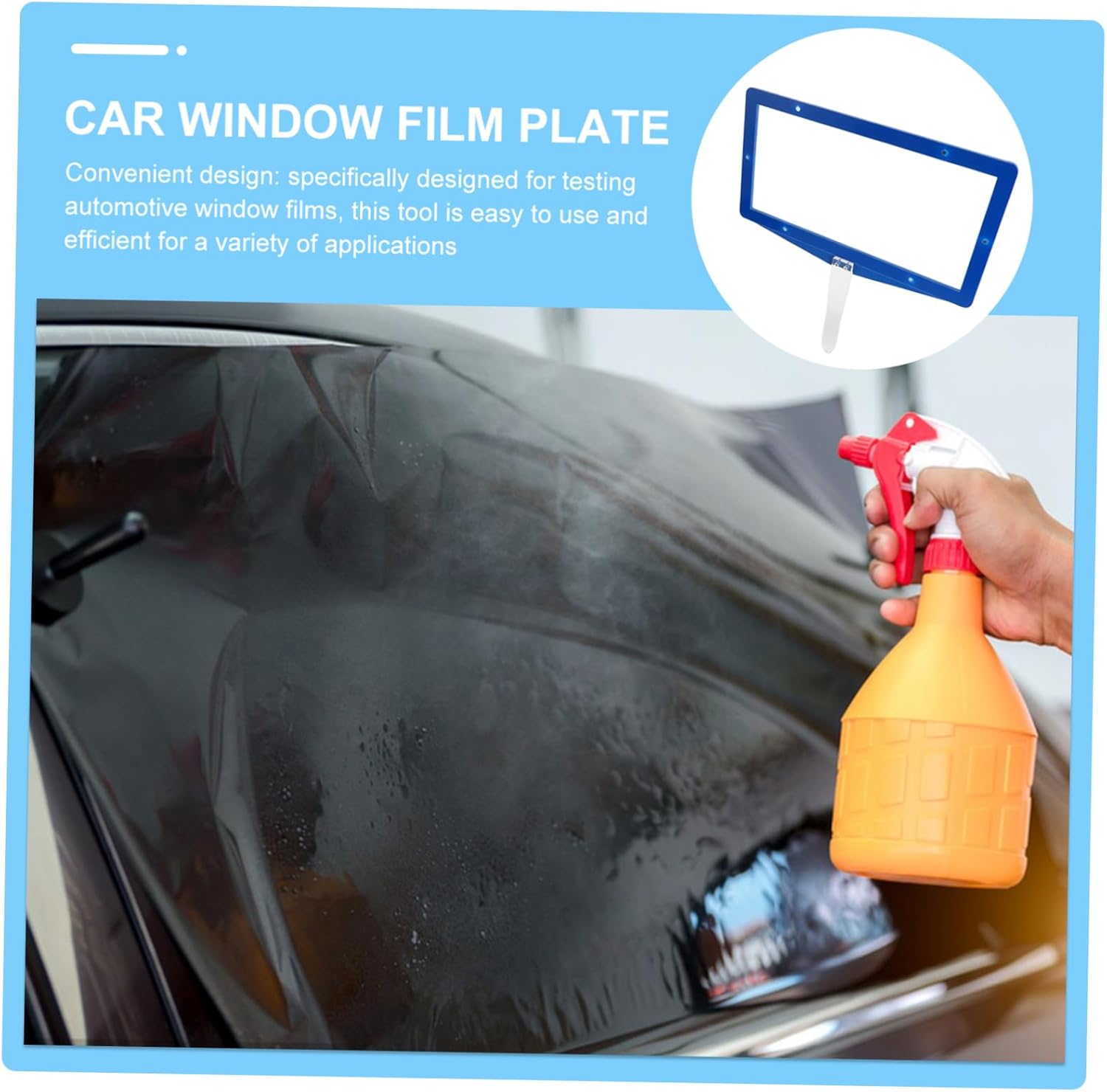Happyyami Car Window Film Testing Board Set Automotive Tinting Tool for Heat Application and Film Installation Sturdy Heat-Resistant Panel for Window Tinting and Automotive Accessories